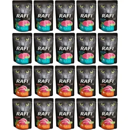 dolina-noteci-rafi-dla-kota-mix-saszetka-20x100g-kaczka-tunczyk-bez-zboz