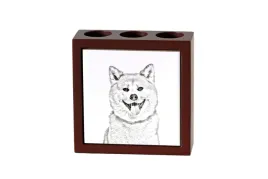 akita-akita-inu-stojak-na-dlugopisy-z-psem-organizer-na-biurko-z-nadruk