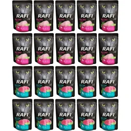 dolina-noteci-rafi-dla-kota-mix-saszetka-20x100g-indyk-tunczyk-bez-zboz