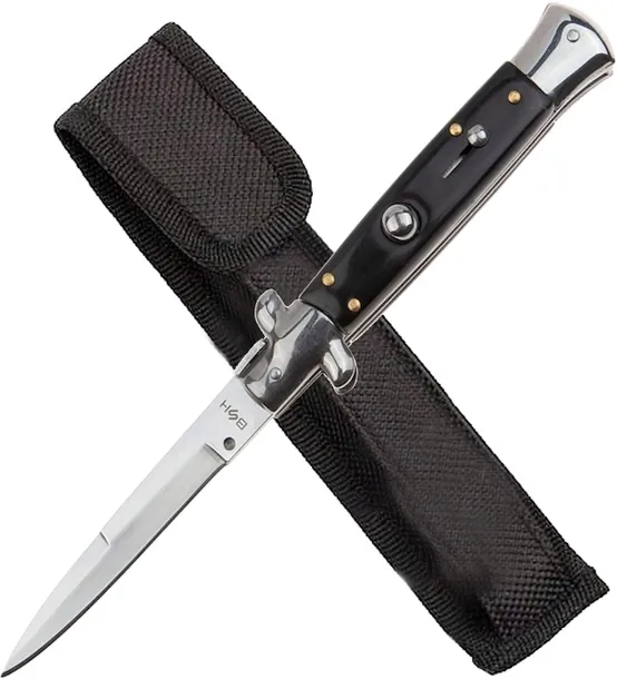 Nóż Sprężynowy Italy Kultowy 22 Cm BSH Adventure Stal 420 N518B