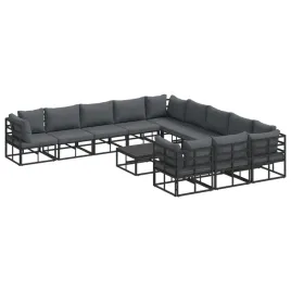zestaw-sof-na-ogrod-z-poduszka-12-szt-czarny-aluminium
