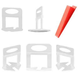 system-poziomowania-500-klipsow-100-kliny-biale-wielokrotnego-uzytku