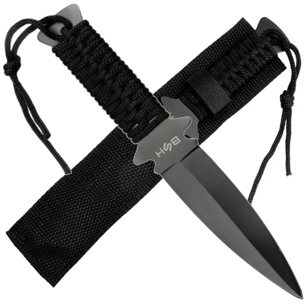 Nóż Rzutka BSH Dagger Stal 420 Full Tang 220mm N406
