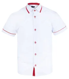 koszula-chlopieca-170-biala-z-red-elegancka-wizytowa-krotki-rekaw-biks