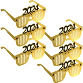 okulary-party-sylwester-2024-zloty-6-szt