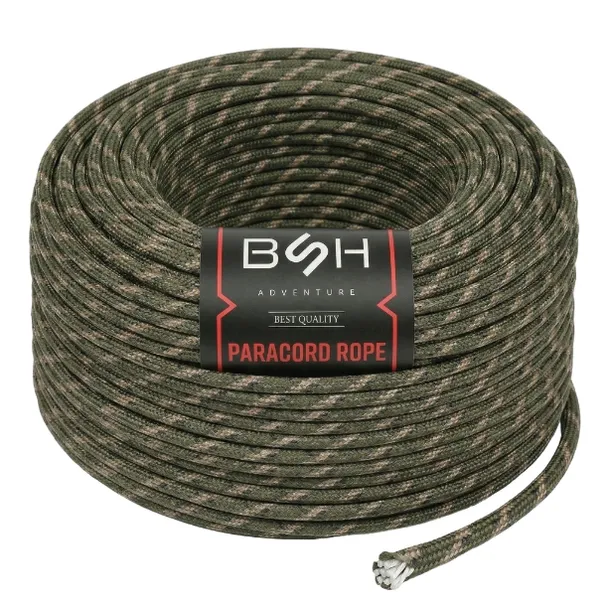 Linka Paracord BSH 30m Camo Premium Wytrz 250kg BR006D