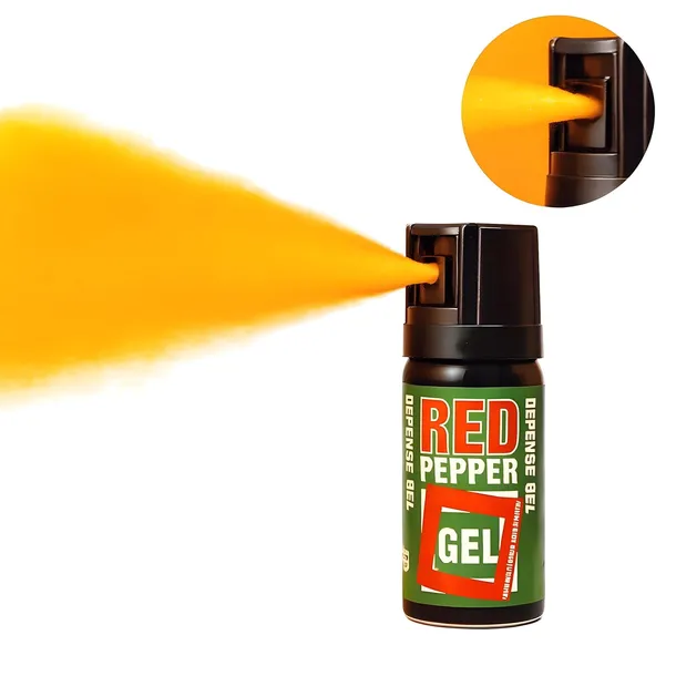 Żelowy Gaz Pieprzowy Łzawiący Green Defense 40ml Samoobrona G003
