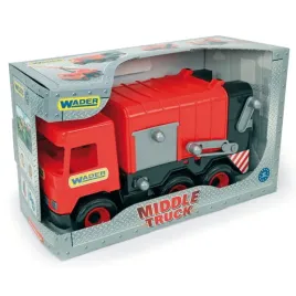 middle-truck-smieciarka-czerwona-w-kartonie