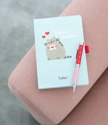 pusheen-notes-pamietnik-dlugopis-eksklusive-okladka-twarda