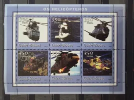 znaczki-lotnictwo-samoloty-helikoptery-gwinea-czysty-f6