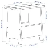 ikea-perjohan-stolek-ze-schowkiem-sosna-stan-nowy