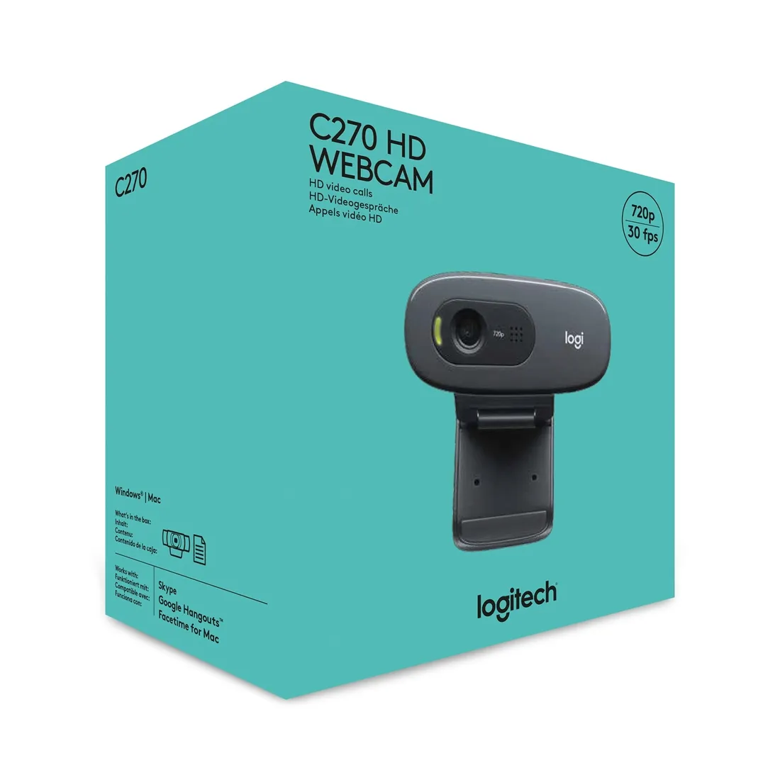 kamera-logitech-hd-webcam-c270-stan-nowy
