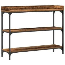 stol-konsolowy-z-polka-stare-drewno-100-x-30-x-80-cm