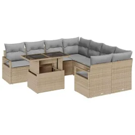 zestaw-sof-na-ogrod-9-szt-bezowy-i-jasnoszary-polirattan