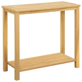 stol-konsolowy-do-ogrodu-z-polka-jasna-akacja-80-x-35-x-75-cm