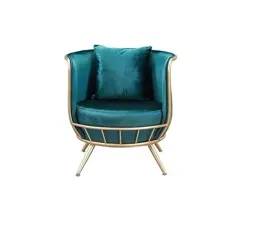 fotel-welurowy-zielony-szary-zlota-rama-poduszka-regulowane-stopki