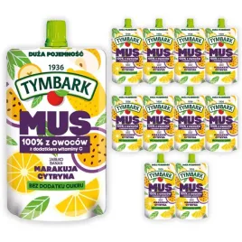 tymbark-mus-100-percent-z-owocow-jablko-banan-marakuja-cytryna-200-g-x-10-sztuk