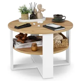 stolik-kawowy-okragly-z-polka-fi70cm-nowoczesny-do-salonu-bialy-dab-craft