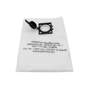 Worki fizelinowe do odkurzaczy Sprintus Waterking XL ,Ketos ,N55, N77, N80