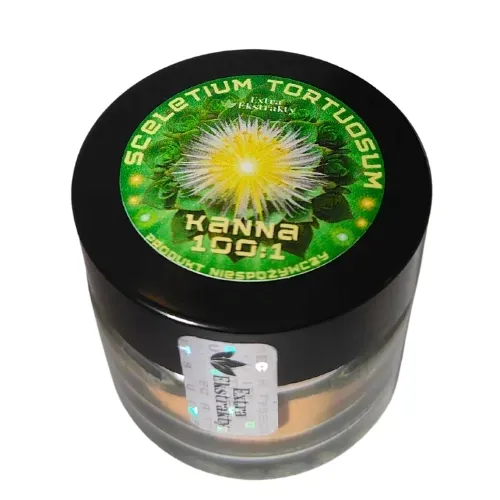 Kanna ekstrakt x100 5g Sceletium Tortuosum 100:1, promo! - dobry nastrój
