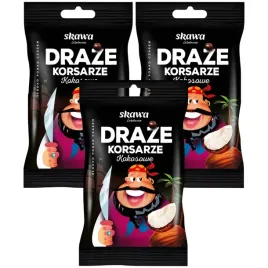 wadowice-skawa-korsarz-draze-kokosowe-70-g-x-3-sztuk