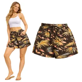 spodenki-damskie-krotkie-luzne-bambusowe-kieszenie-gumka-boho-streetwear