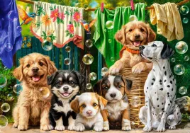 puzzle-500-el-b-54152-puppies-laundry-and-bird-antics