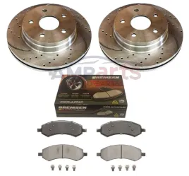 dodge-ram-1500-2006-2010-2x-tarcze-klocki-hamulcowe-przod-blaszki