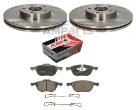 volvo-v50-2004-2012-2x-tarcze-klocki-hamulcowe-przod-blaszki-300mm