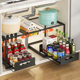 yunnasi-organizer-pod-zlew-stalowy-kuchnia-lazienka-czarny