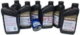 gmc-envoy-xl-42-l6-2002-2004-olej-acdelco-5w30-filtr-oleju