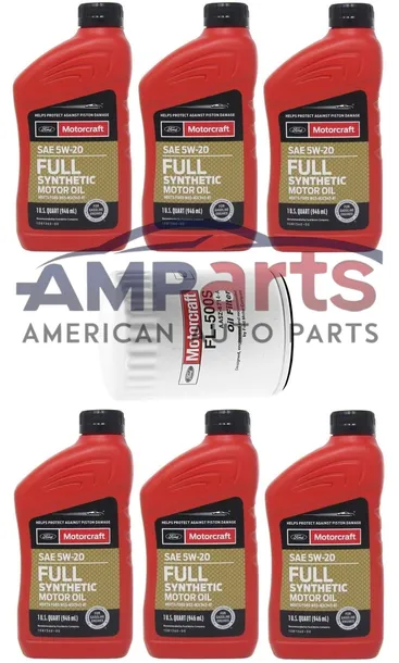 Ford Mustang 3,7 V6 2011-2017 Olej Motorcraft 5W20 5,67l + Filtr oleju