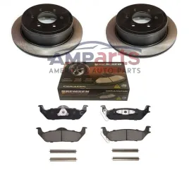 ford-f-150-2004-2011-2x-tarcze-klocki-hamulcowe-tyl-blaszki-ceramiczne