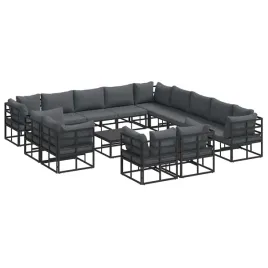 zestaw-sof-na-ogrod-z-poduszka-14-szt-czarny-aluminium