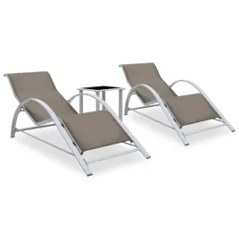 lezaki-ze-stolikiem-2-szt-aluminium-kolor-taupe