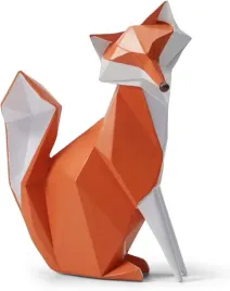 geometryczna-figurka-lisa-rzezba-ozdoba-dekoracja-salon-biuro-polka-22-cm