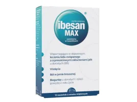 ibesan-max-wyrob-medyczny-na-biegunke-i-wzdecia-12-saszetek-smak-mietowy