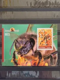 znaczki-owady-pszczoly-uganda-czysty-p9
