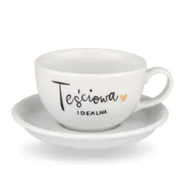 prezent-dla-tesciowej-filizanka-ze-spodkiem-250ml-z-napisem-biala-porcelana