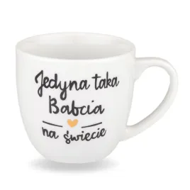 kubek-dla-babci-300-ml-jedyna-taka-babcia-na-swiecie-bialy-porcelanowy