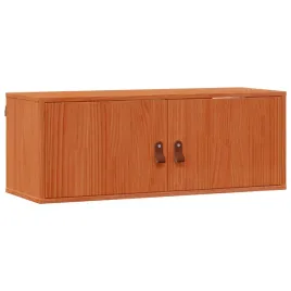 szafka-scienna-z-polka-2-szt-woskowy-braz-80-x-30-x-30-cm