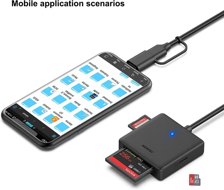 zewnetrzny-czytnik-kart-sd-micro-sd-cf-ms-usb-c-stan-opakowania-oryginalne