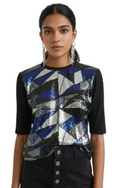 bluzka-damska-desigual-mirror-z-cekinami-wyciete-blecy
