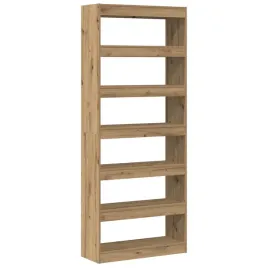 szafka-na-ksiazki-z-polka-dab-rzemieslniczy-80-x-30-x-198-cm