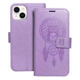 etui-mezzo-book-do-iphone-14-lapacz-snow-fioletowy
