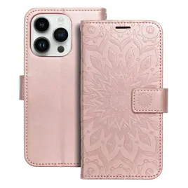 etui-mezzo-book-do-iphone-14-pro-mandala-zloty-roz