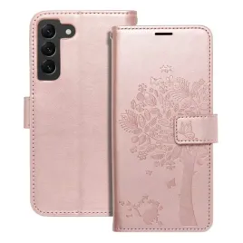 etui-mezzo-book-do-samsung-s22-drzewo-zloty-roz