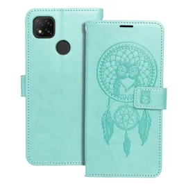 etui-mezzo-book-do-xiaomi-redmi-9c-9c-nfc-lapacz-snow-zielony