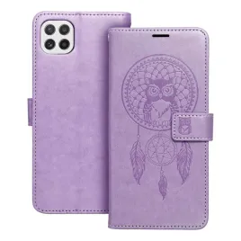 etui-mezzo-book-do-samsung-a22-5g-lapacz-snow-fioletowy