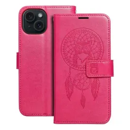 etui-mezzo-book-do-iphone-15-lapacz-snow-magenta